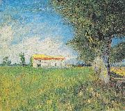 Vincent Van Gogh Farmhouse in a wheat field Germany oil painting artist